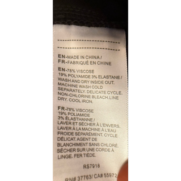 NWT Women's Rafaella Black Straight Leg High Rise Dress Pants Size 6 - Picture 8 of 11